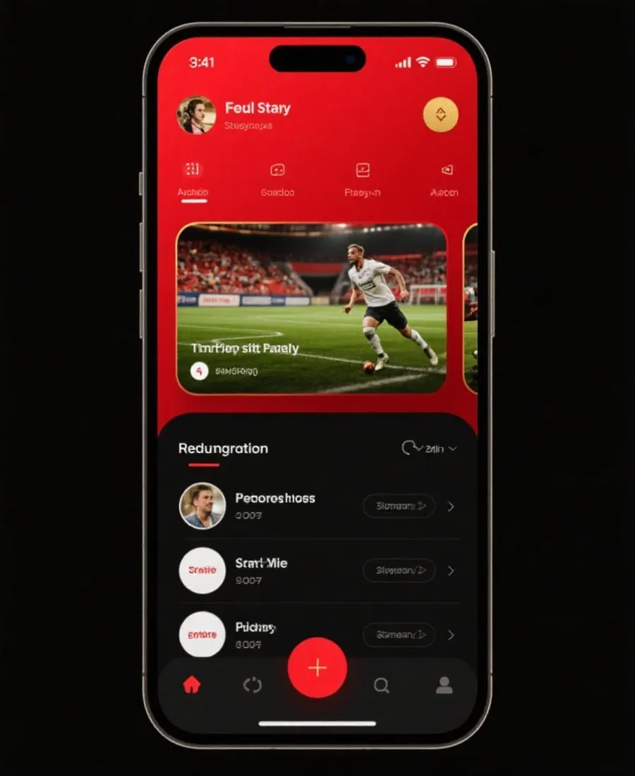 世界杯官方观赛APP界面预览