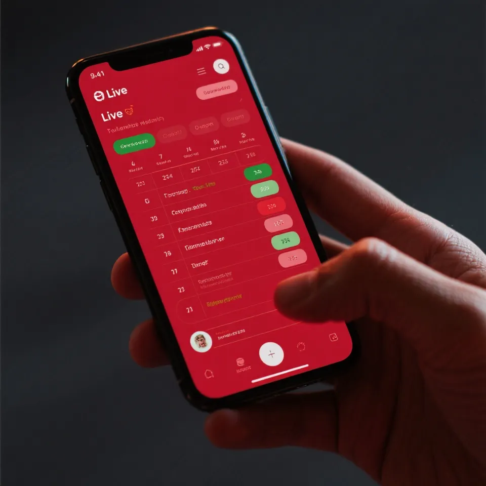 移动端观赛场景示意图